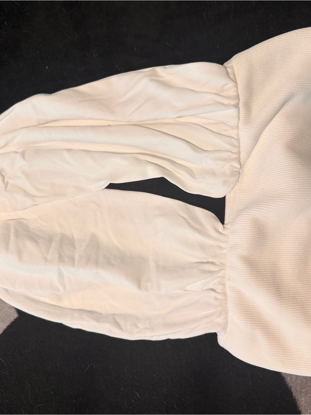 Cream Puff Sleeve Top